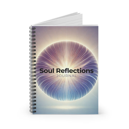 Soul Reflections Ruled Spiral Notebook - Ideal for Journaling and Creative Writing