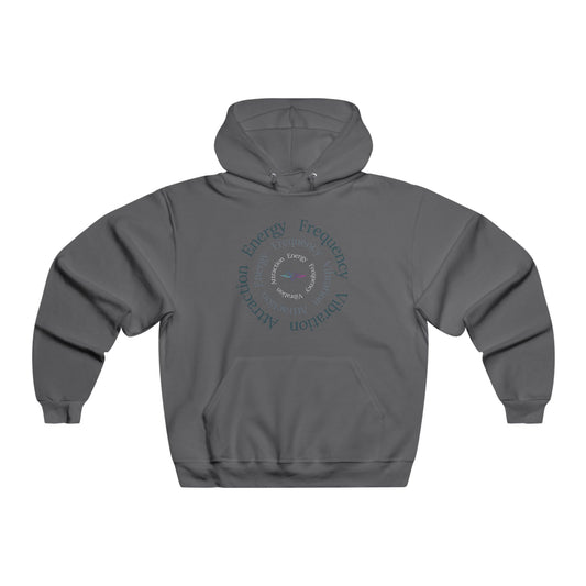 Energy Vibration Hoodie - Men's NUBLEND® Sweatshirt with Powerful Design