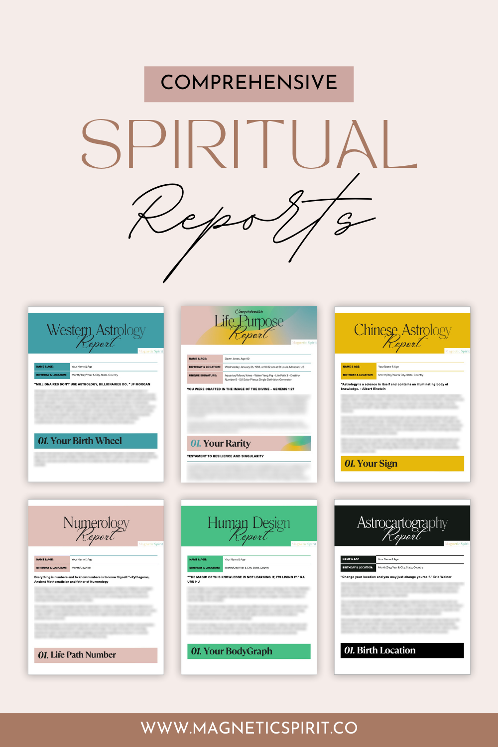 Spiritual Reports