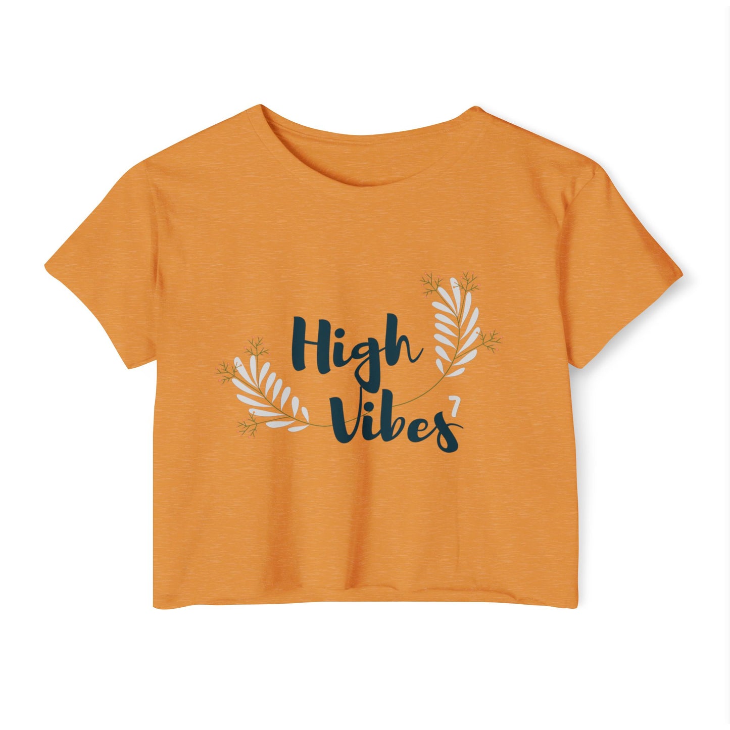 High Vibes Women's Festival Crop Top - Stylish and Comfortable Summer Tee