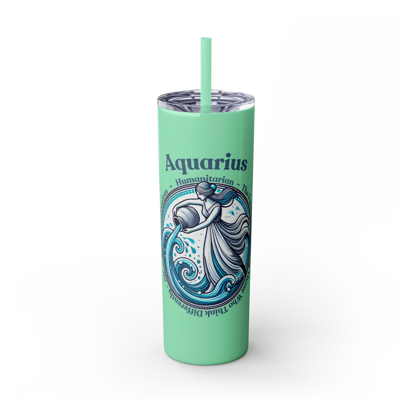 Aquarius Zodiac Tumbler