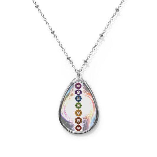 Chakra Alignment Oval Necklace