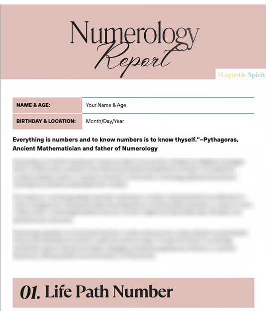 Numerology Report