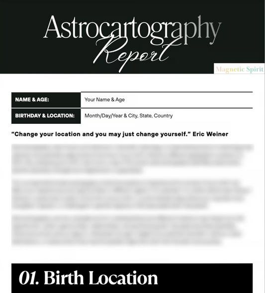 Astrocartography Report